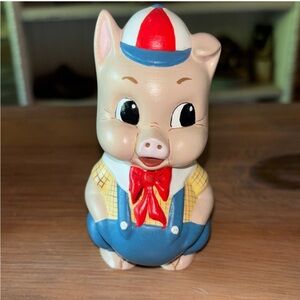 Vintage 1976 HANDMADE
CERAMIC LOONEY TUNES PORKY PIG Figurine
